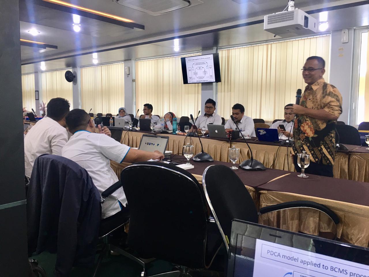 PELATIHAN SISTEM MANAJEMEN KEBERLANGSUNGAN USAHA BERDASARKAN  ISO 22301:2012 PT.PEMBANGKIT JAWA BALI